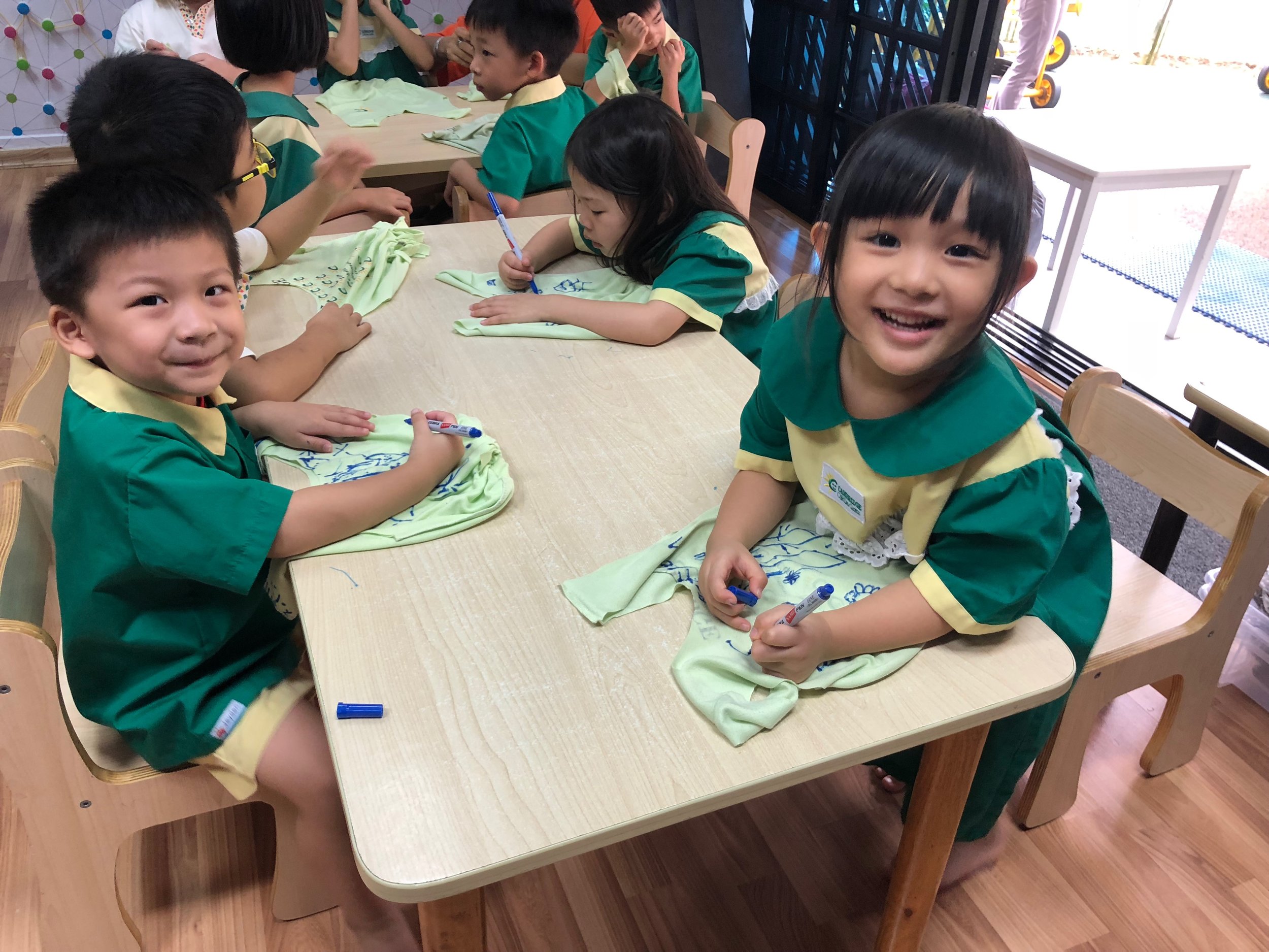 Uniform Up-Cycling Project @ Cambridge Preschool